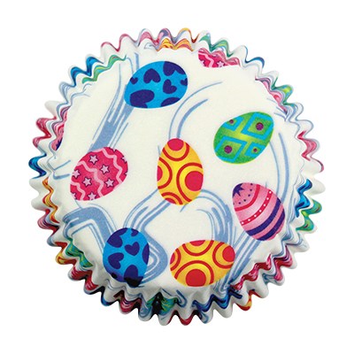 Cápsulas de Papel Huevos Decorativos para Hornear Cupcakes, Tamaño Estándar, Paquete de 60