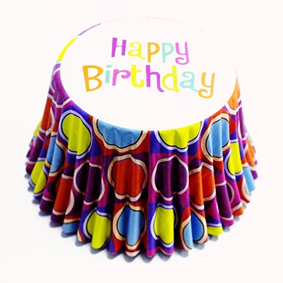Cápsulas de Lámina de Burbujas Brillantes para Cupcakes, Tamaño Estándar con Relleno Profundo, Paquete de 30