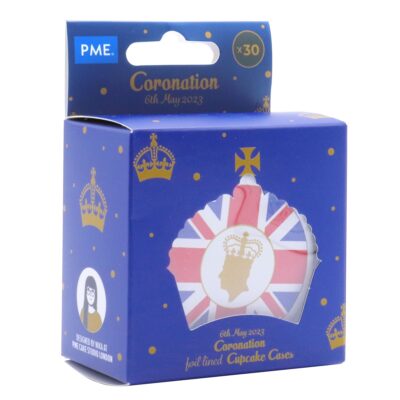 Coronation Foil Lined Cupcake Cases pk/30