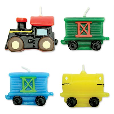Velas de Trenes, Juego de 4