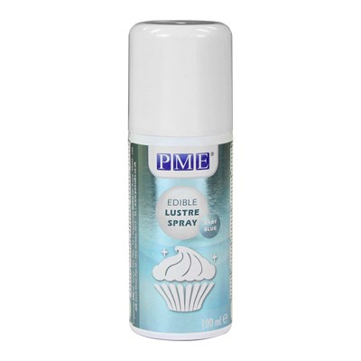Spray Lustre Comestible - Azul Bebé (100ml)