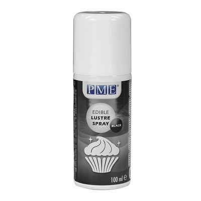 Spray Lustre Comestible - Negro (100ml)
