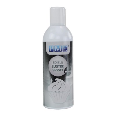 Spray Lustre Comestible - Plata (400ml)
