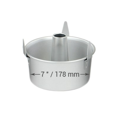 Molde de Aluminio Anodizado para Ángel Food Cake Ø 178 mm