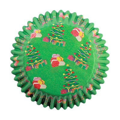 Cápsulas de Navidad para Hornear Cupcakes, Tamaño Estándar, Paquete de 60