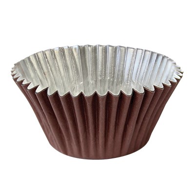 Cápsulas de Lámina Marrón Chocolate para Cupcakes, Tamaño Estándar con Relleno Profundo PME, Paquete de 30