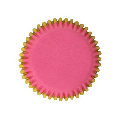 Cápsulas Forradas de Aluminio - Rosas con Borde de Aluminio Dorado, Pack de 30