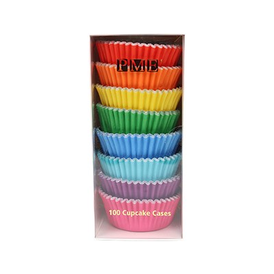 Cápsulas Forradas de Aluminio - Arco Iris, Pack de 100