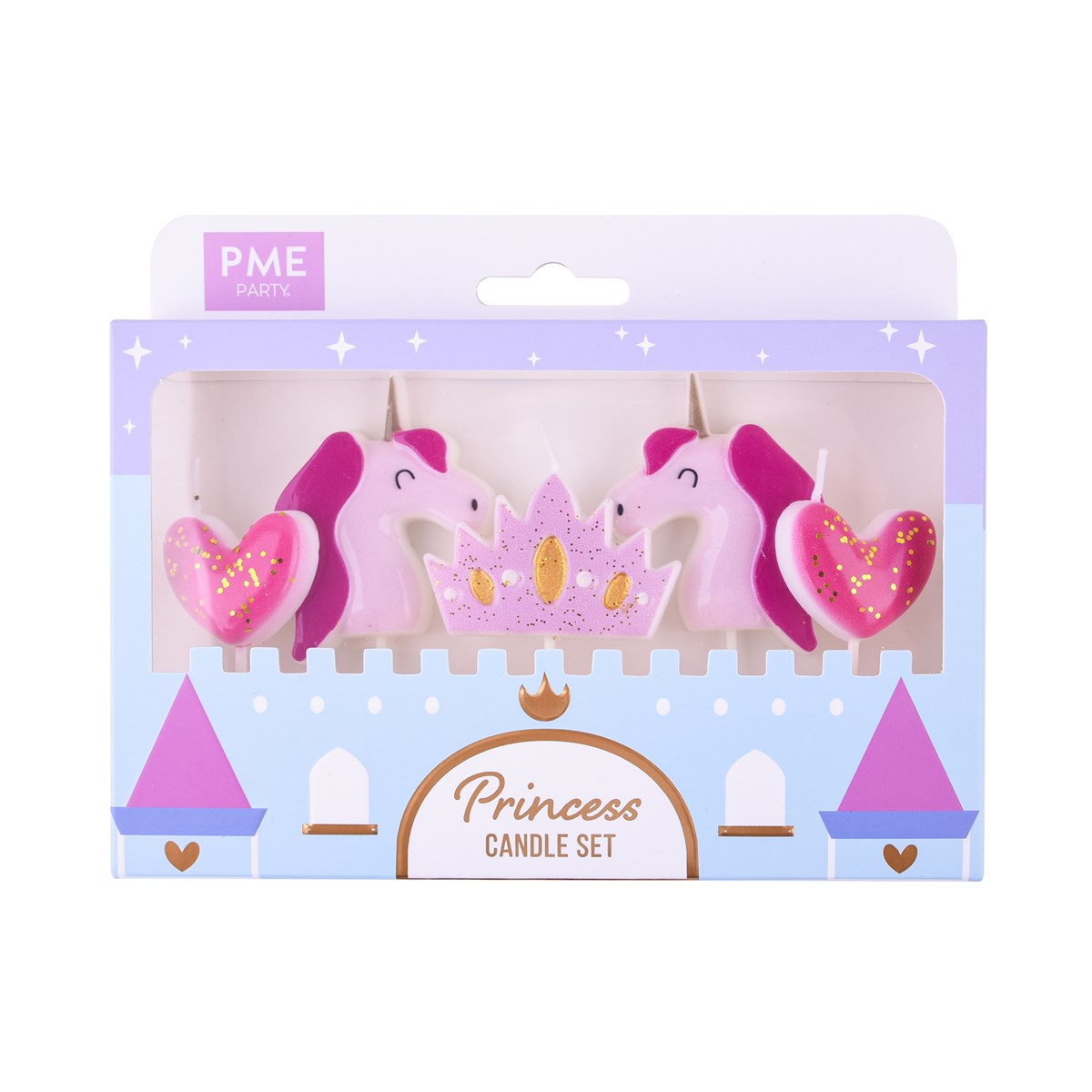 Velas - Princesa - Set de 5