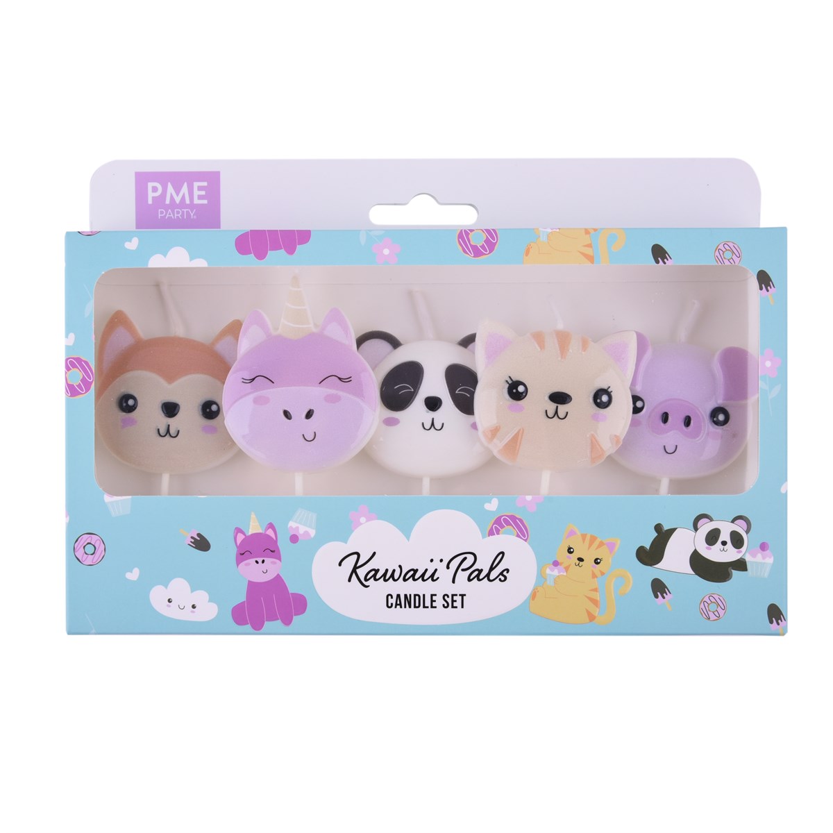 Velas - Kawaii - Set de 5