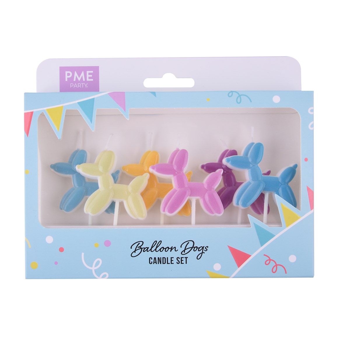 Velas - Perro Globo - Set de 6