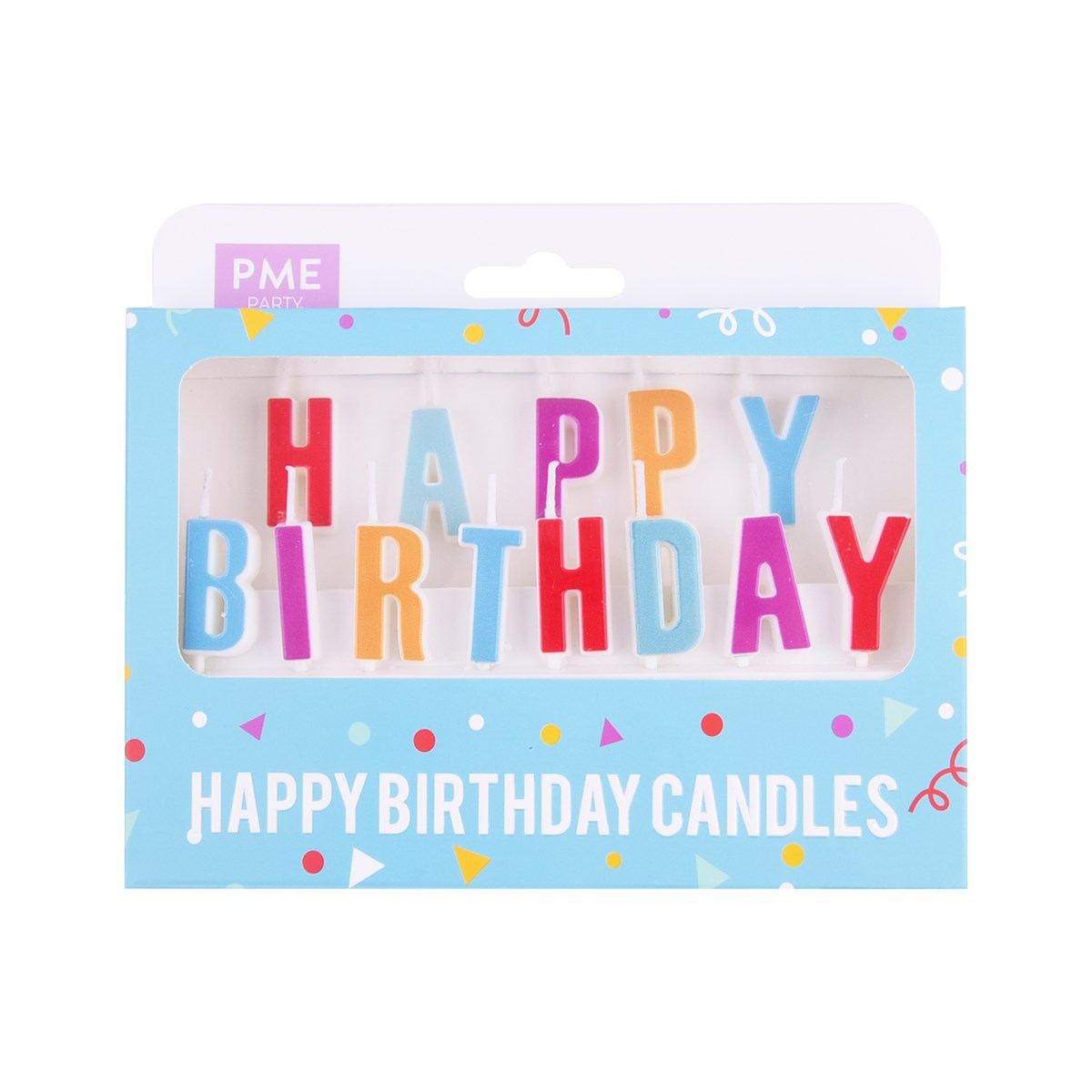 Velas - Letras Feliz Cumpleaños Juego de 13<br>