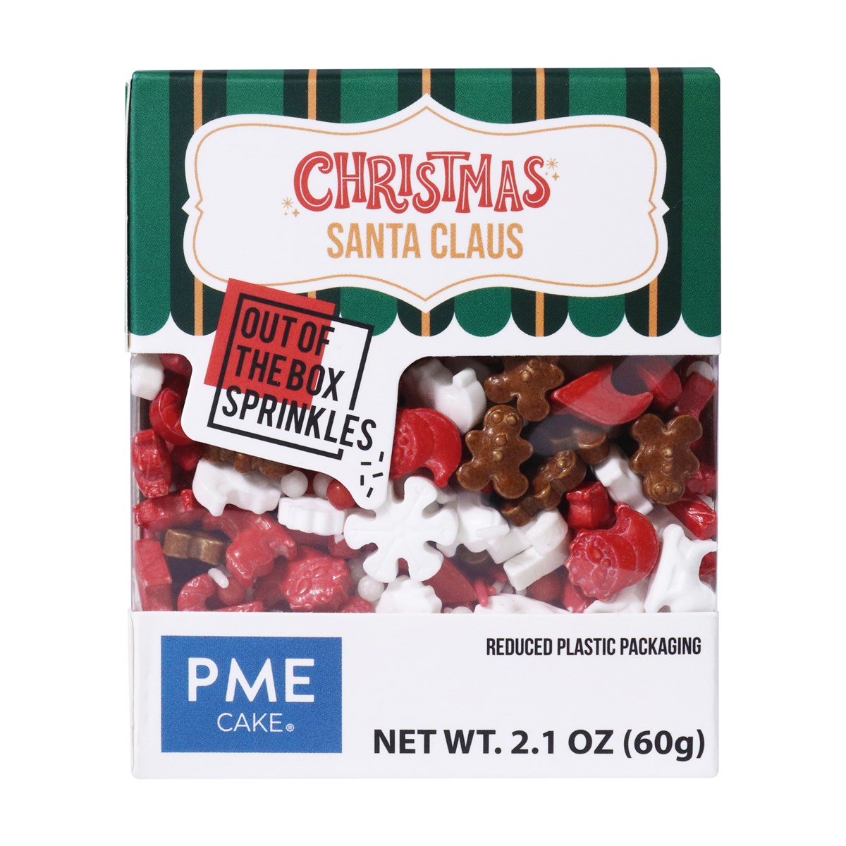 Out of the Box Sprinkles Navideños - Papá Noel (60 g)