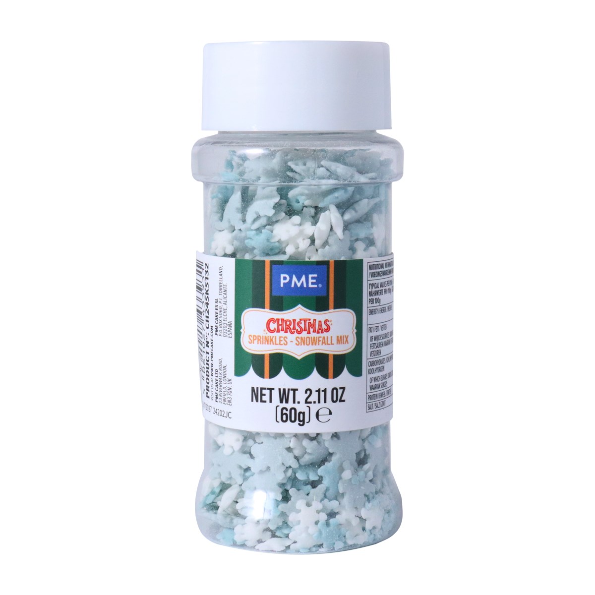 Sprinkles Navideños - Mezcla de Nevada (60g)
