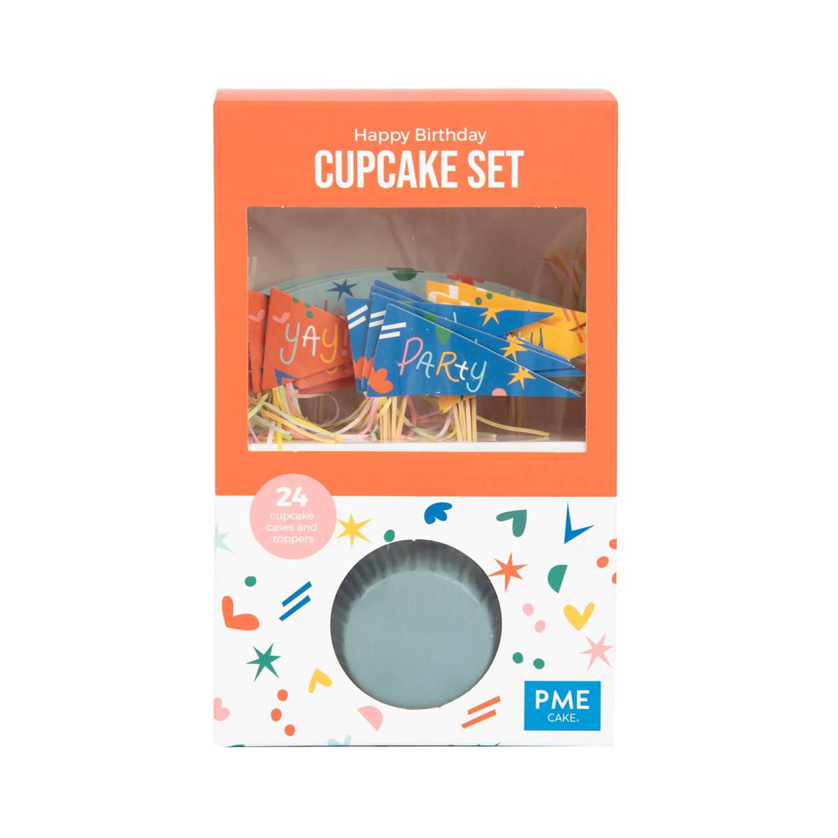 Set de Cupcakes - Feliz Pascua (24 estuches y toppers)