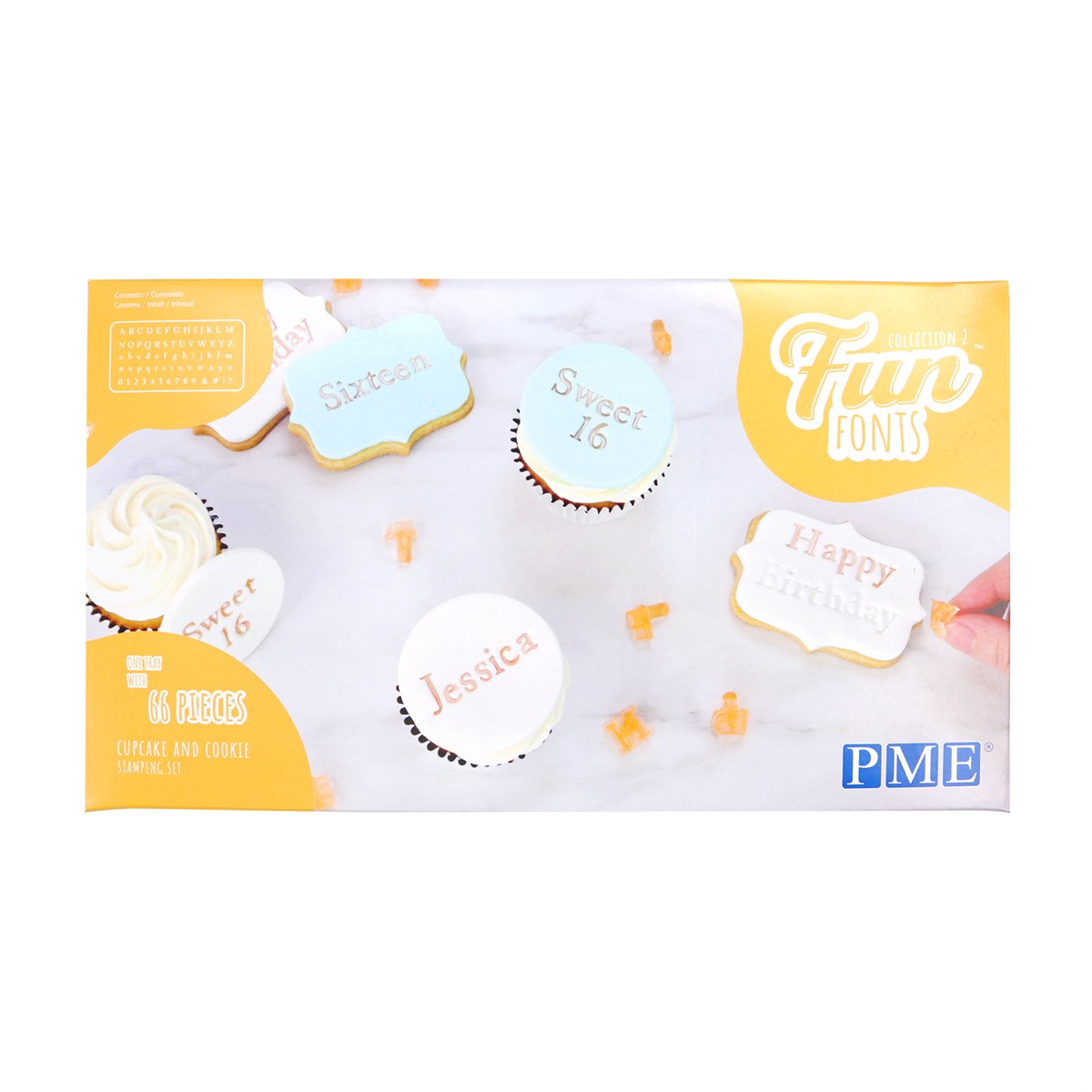 Divertidas Fuentes - Cupcakes y Galletas de la Colección 2