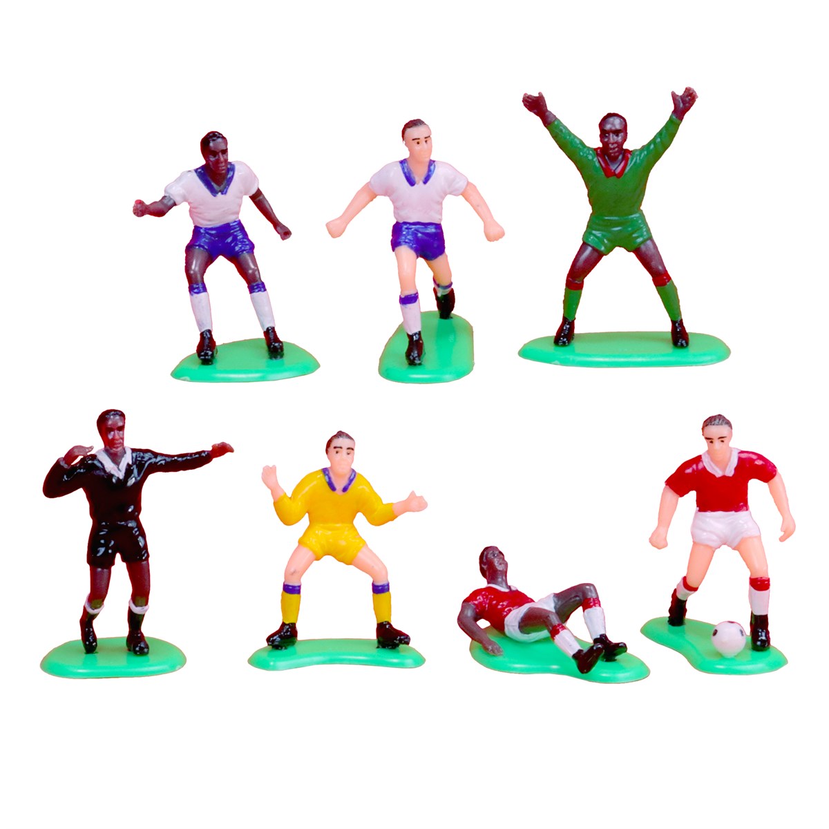 Decoraciones de Fútbol para Pasteles y Cupcakes, Juego de 9