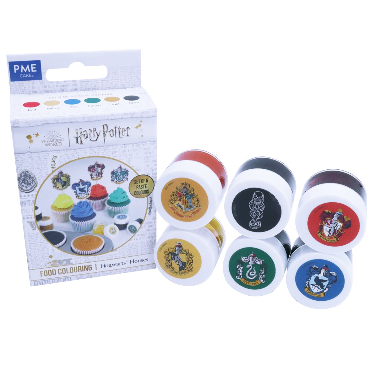 Harry Potter Kit de Colorantes en Pasta para Tartas y Glaseados (set de 6)