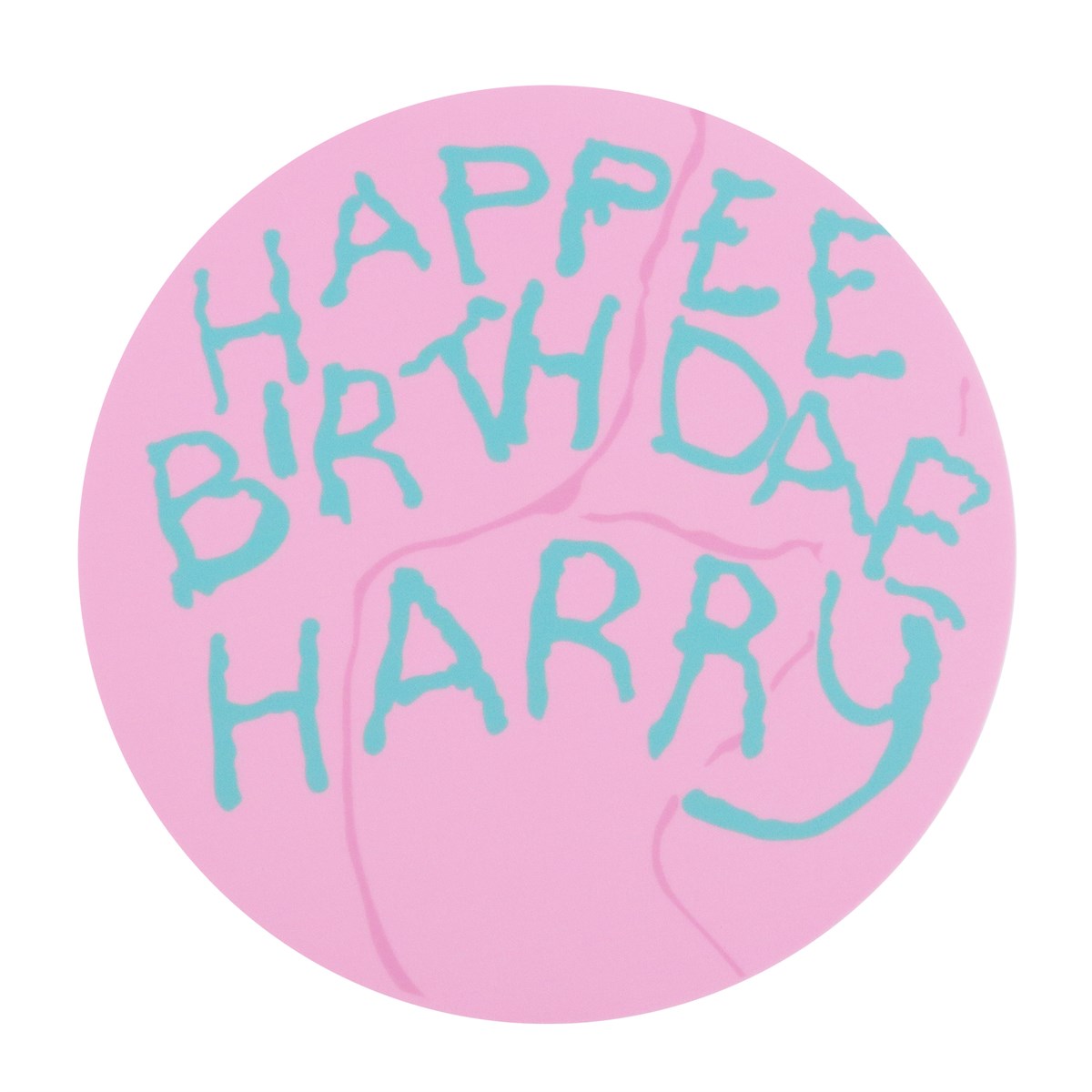 Harry Potter Papel de Azúcar para Pastel "Happee Birthdae" Hagrid, Pequeño