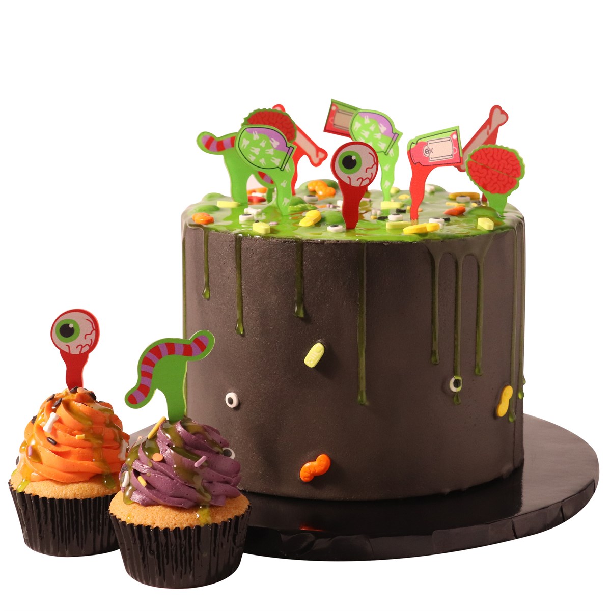 Halloween Kit de Decoración de Pasteles - Caldero Burbujeante