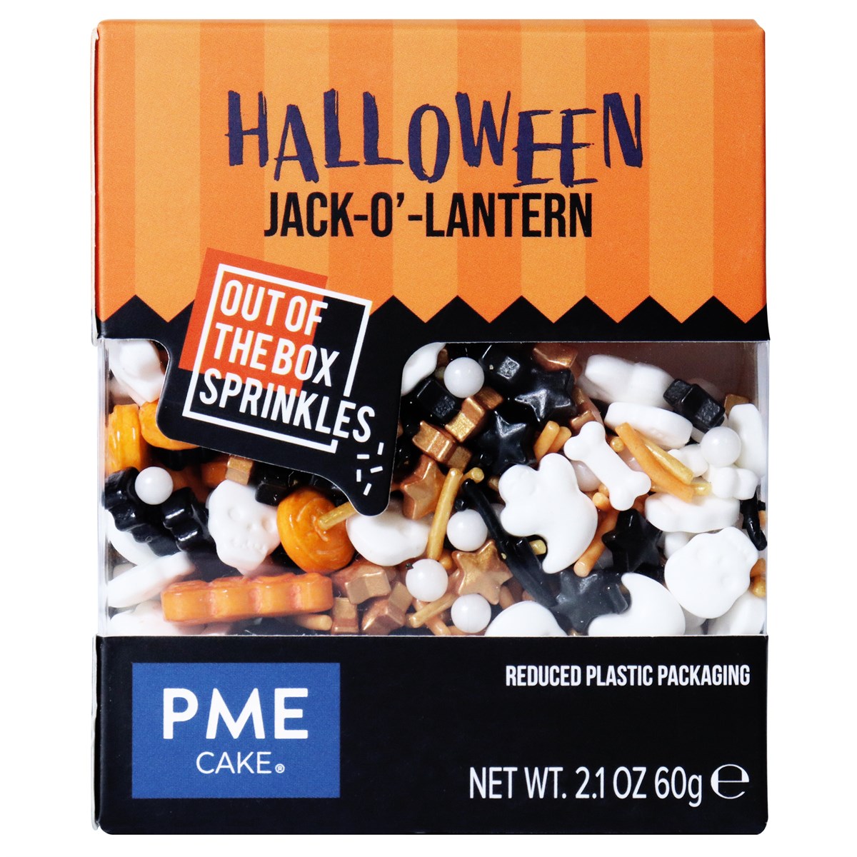 Out of the Box Sprinkles de Halloween - Jack-o-Lantern (60g)