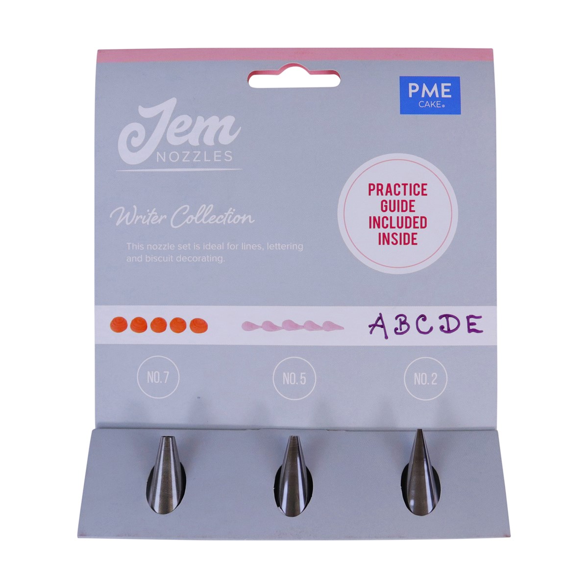 Juego de Boquillas Jem - Colección Escritor, Paquete de 3