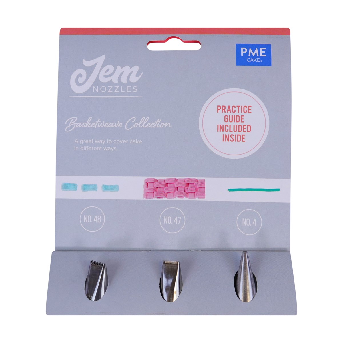 Juego de Boquillas Jem - Colección Tejido de Cesta, Paquete de 3