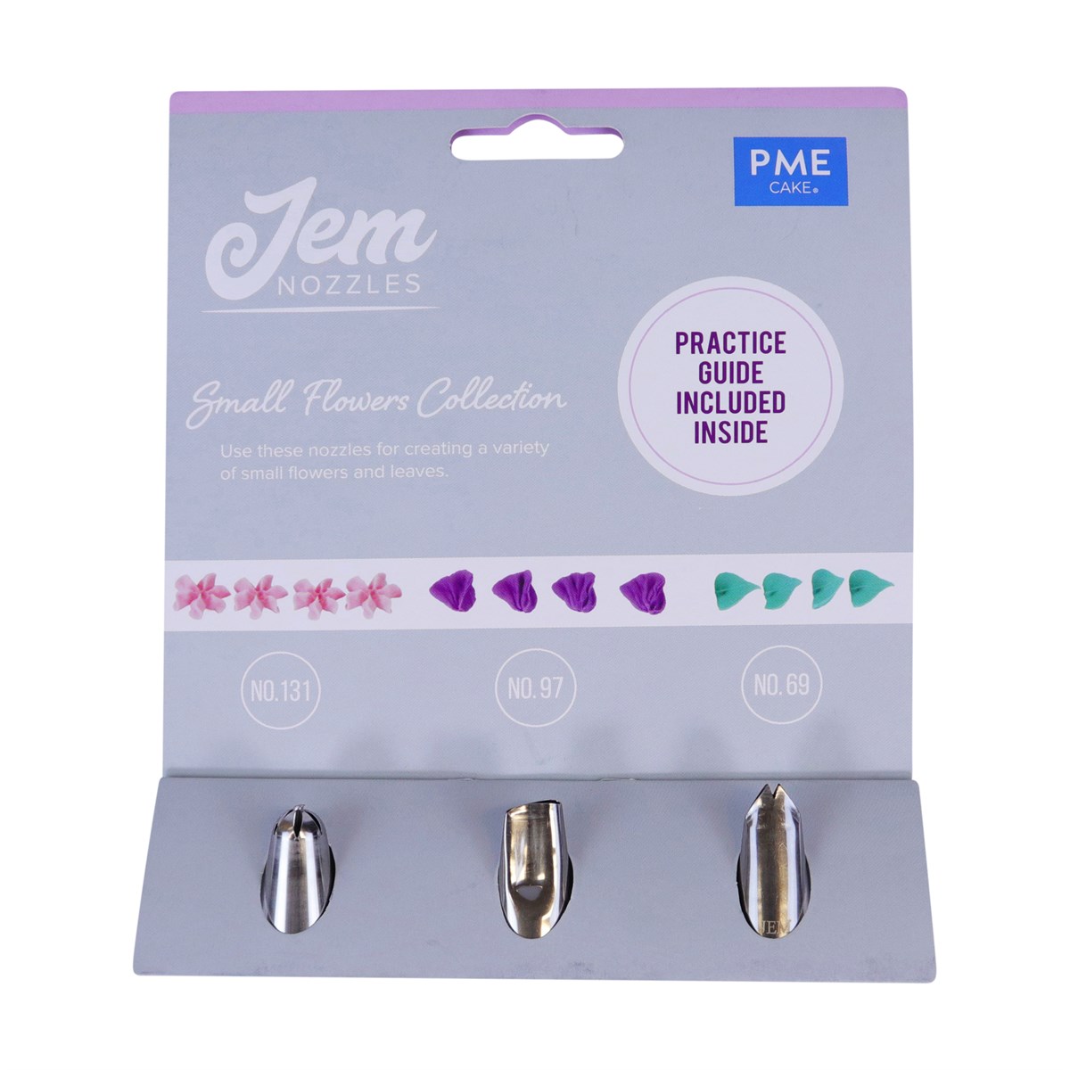 Jem Set de Boquillas – Flores Pequeñas, Pack de 3
