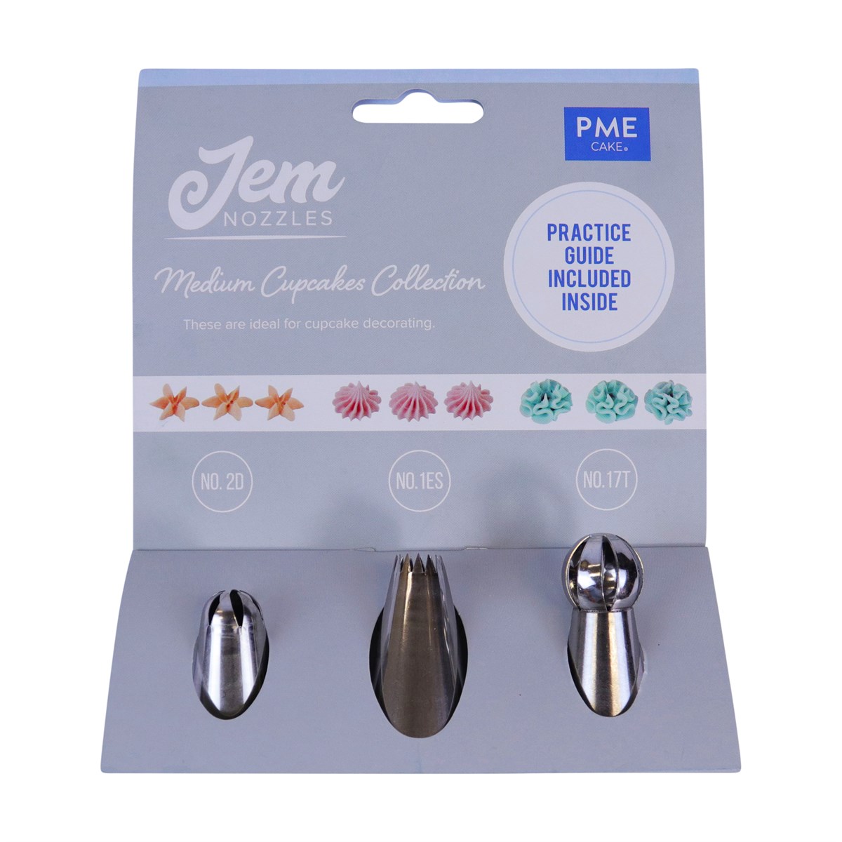 Jem Set de Boquillas – Cupcakes Medianas, Pack de 3