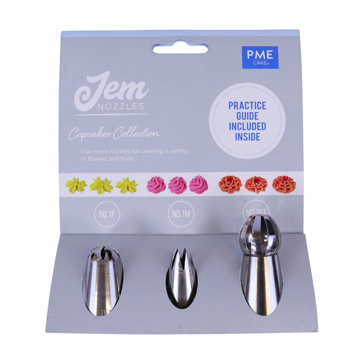 Jem Set de Boquillas – Cupcakes, Pack de 3
