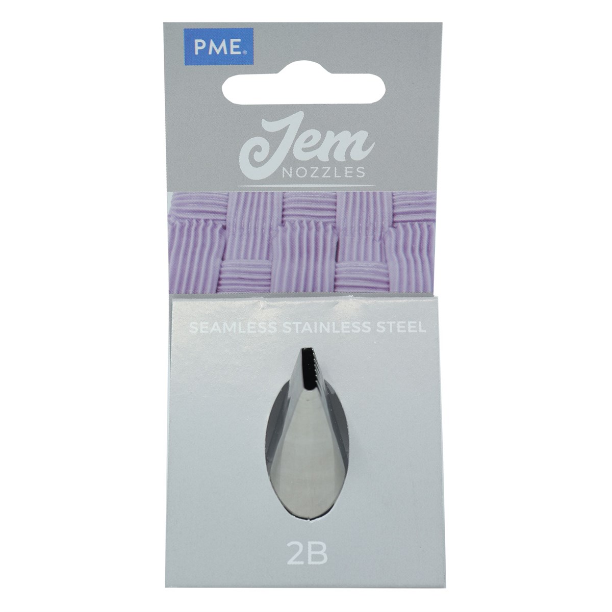 JEM Boquilla Plana Mediana / Tejido de Cesta Estriado nº 2B