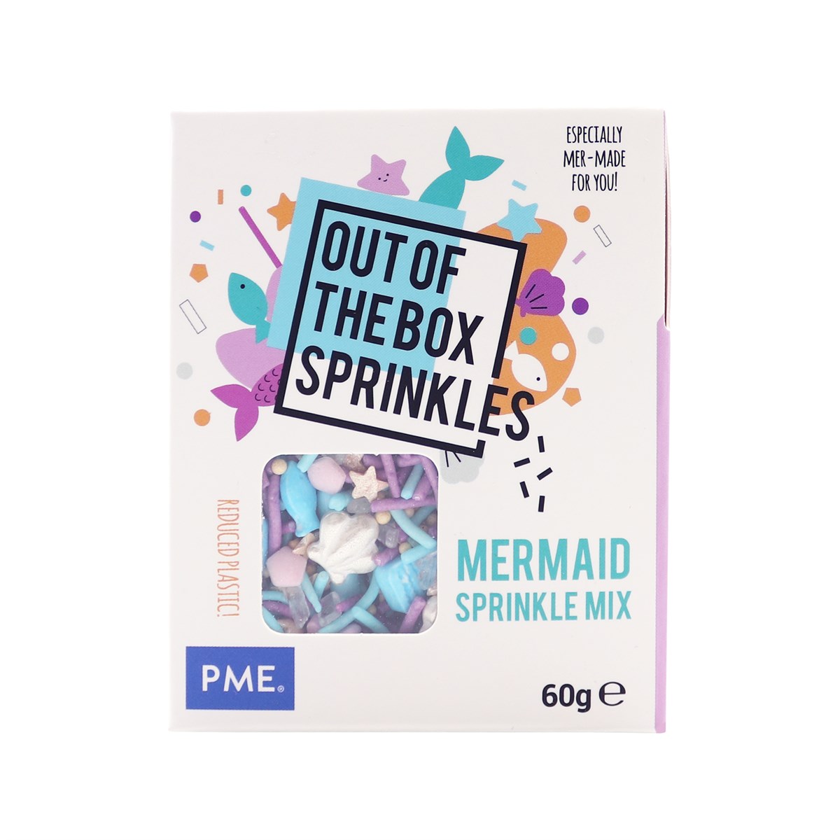 Mezcla de Sprinkles "Out the Box" - Sirena 60g