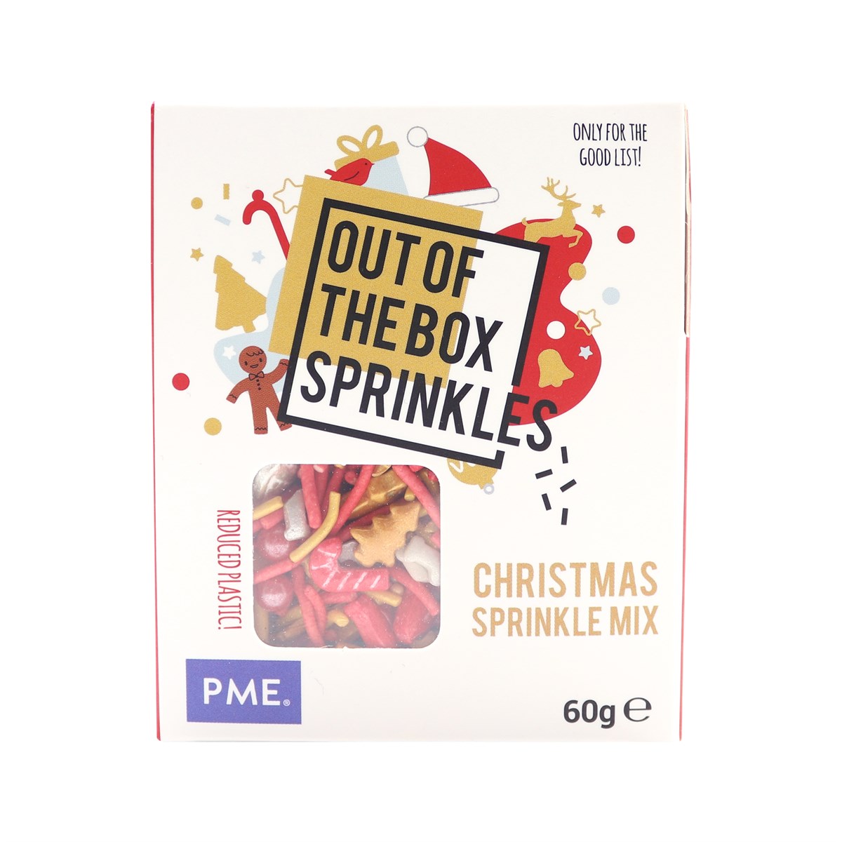 Mezcla de Sprinkles "Out the Box" - Navidad 60g