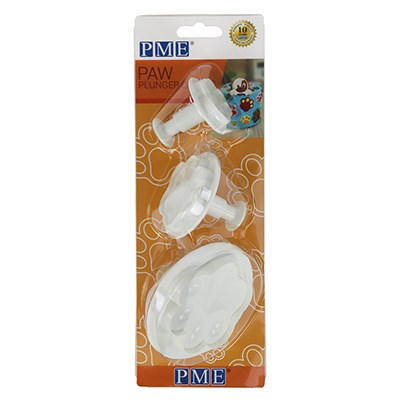 Cortadores con Expulsor - Huella Animal, Set de 3