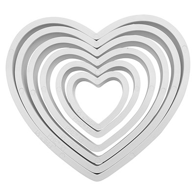 Cortadores de Corazones, Set de 6