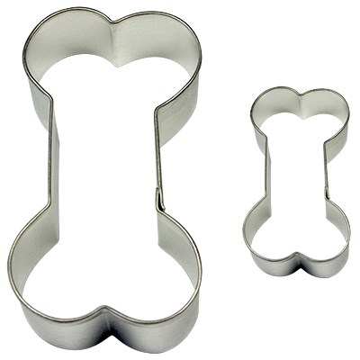 Juego de 2 Cortadores de Hueso de Esqueleto para Galletas y Pasteles