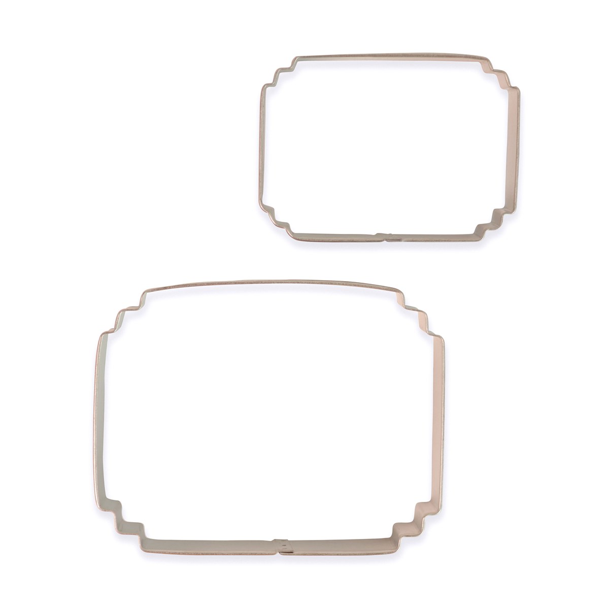 Juego de 2 Cortadores para Placas de Galletas y Tartas Estilo 7