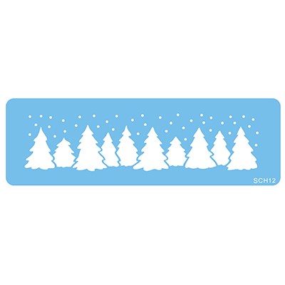 Plantilla de Bosque de Navidad JEM