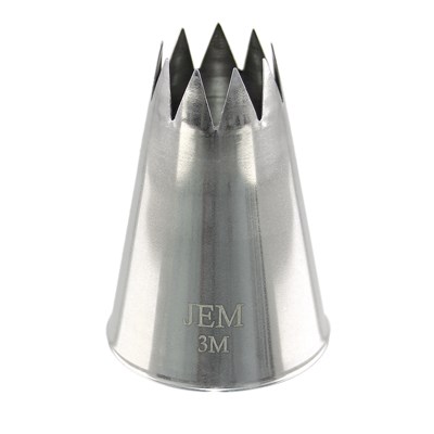 JEM Boquilla, Loose - Gran estelar abierto Savoy # 3M