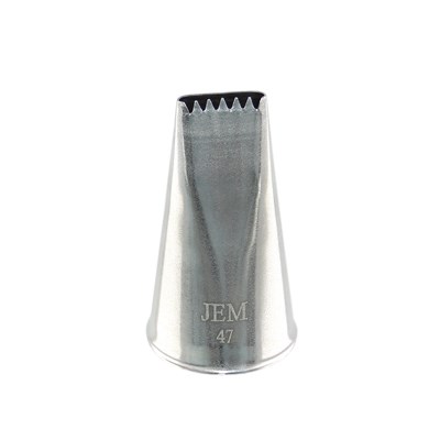 JEM Boquilla, Loose - Smooth / acanalado Basketweave boquilla # 47