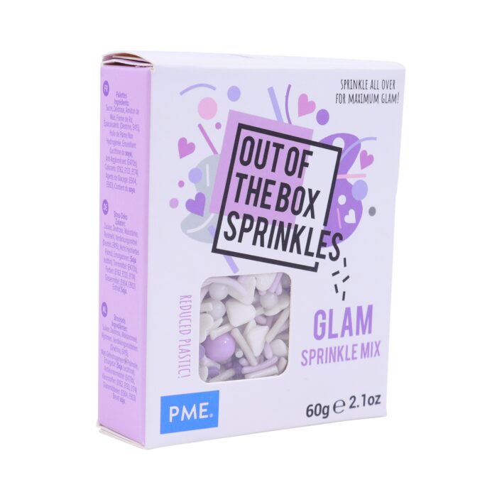 Mezcla de Sprinkles "Out the Box" - Glam 60g