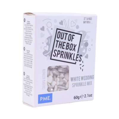 Mezcla de Sprinkles "Out the Box" - Boda Blanca 60g