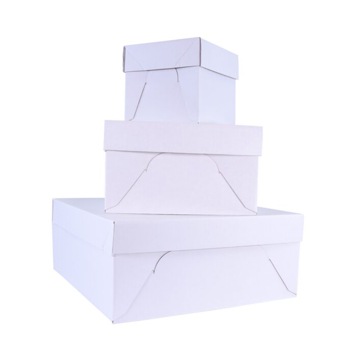Baking Essentials Caja de Pasteles (381 x 381 x 152 mm / 15 x 15 x 6 pollici), set di 3 - Imagen 4