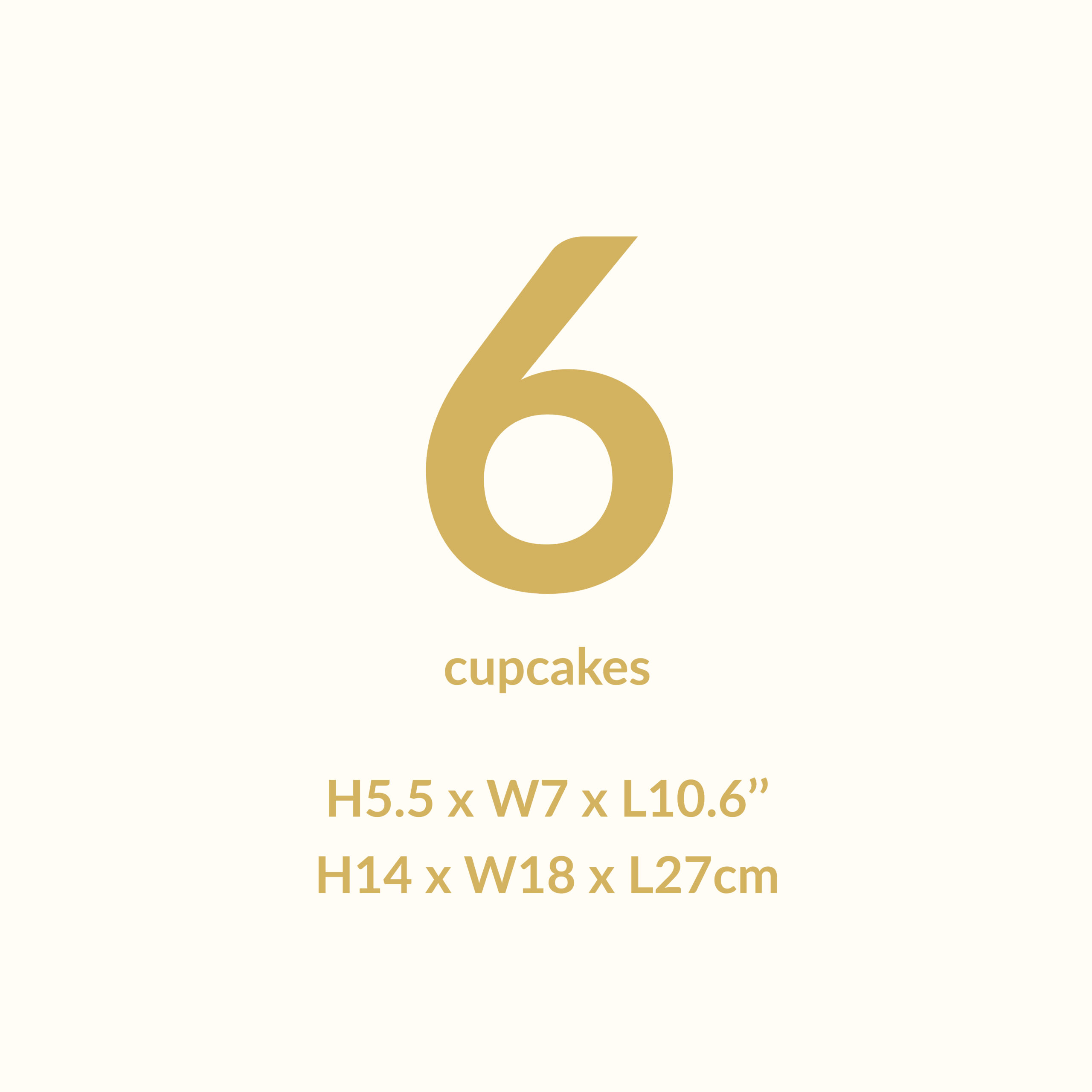 Caja de Pastel CRYSTAL - 6 Cupcakes - Imagen 4