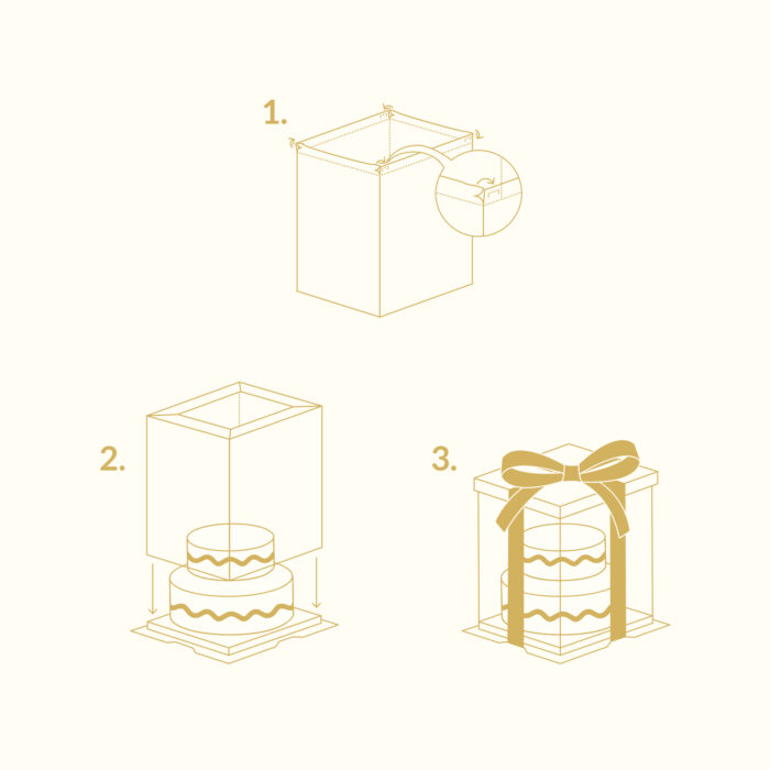 Caja de Tarta Cristal - 15 cm (6”) - Imagen 4