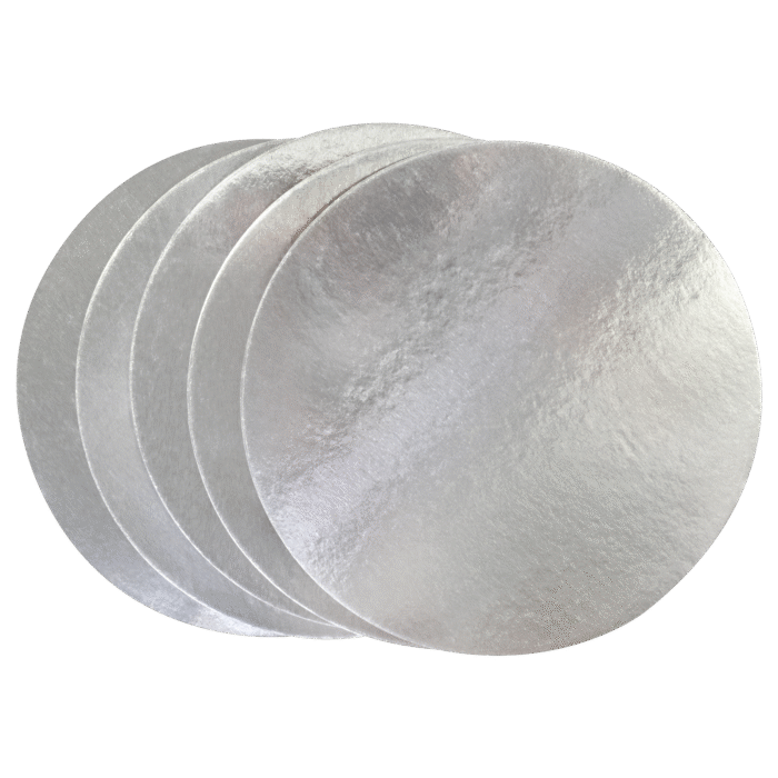 Set de 5 Bases redondas para Tartas, Blanco (12" / 30cm) - Imagen 5