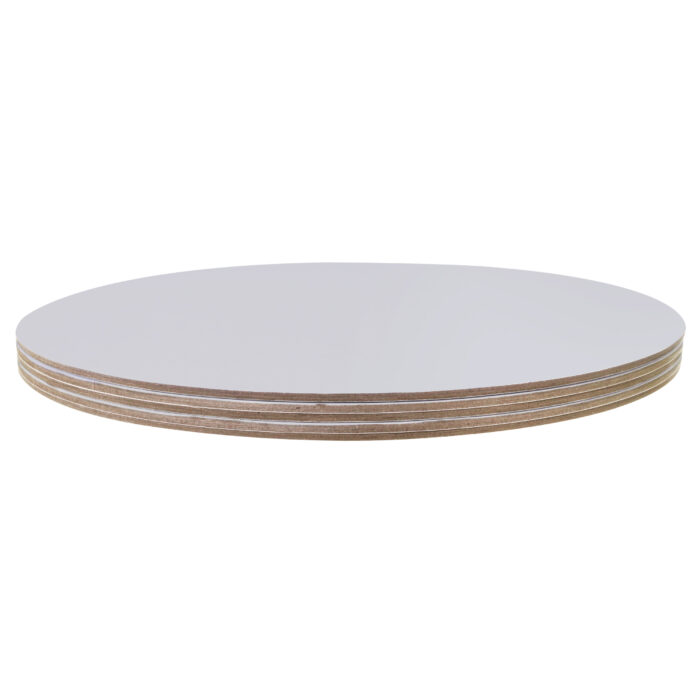 Set de 5 Bases redondas para Tartas, Blanco (12" / 30cm) - Imagen 6