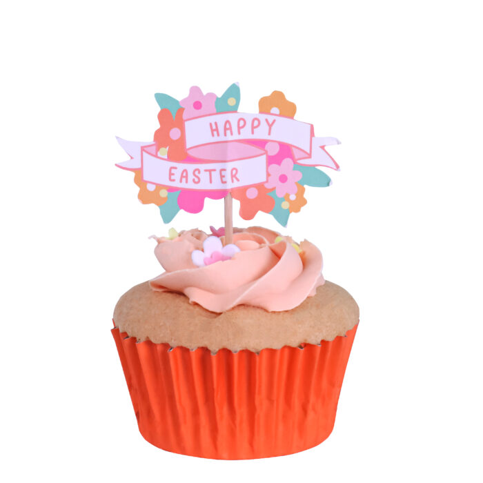 Pascua Toppers para pasteles - Felices Pascuas, Set de 24 - Imagen 5