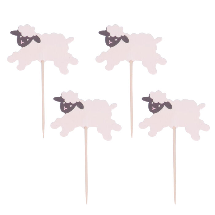 Pascua Toppers para pasteles - Ovejas, Set de 24 - Imagen 5
