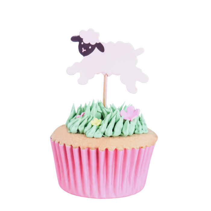 Pascua Toppers para pasteles - Ovejas, Set de 24 - Imagen 3